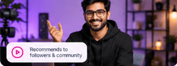 Arjun Mehta recommending IdentiQ to followers and community